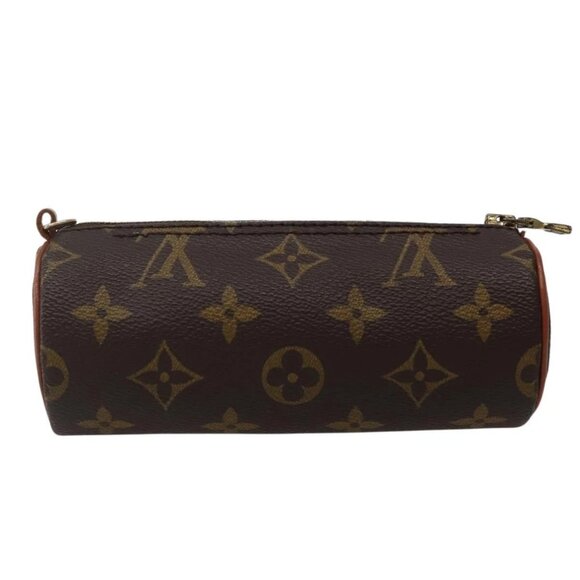 LOUIS VUITTON Monogram Papillon Pouch LV Auth - Picture 3 of 15